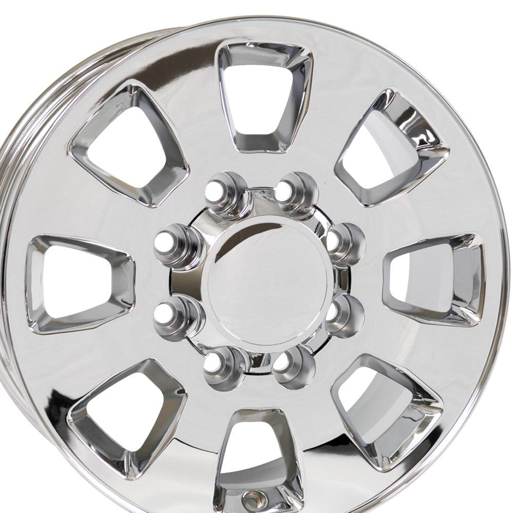 OE Wheels cv75b-18080-8180-44c | 18 Replica Wheel CV75B GMC Sierra Rim 18x8 Chrome Wheel GMC Sierra 3500 HD 2011-2022; 2011-2022