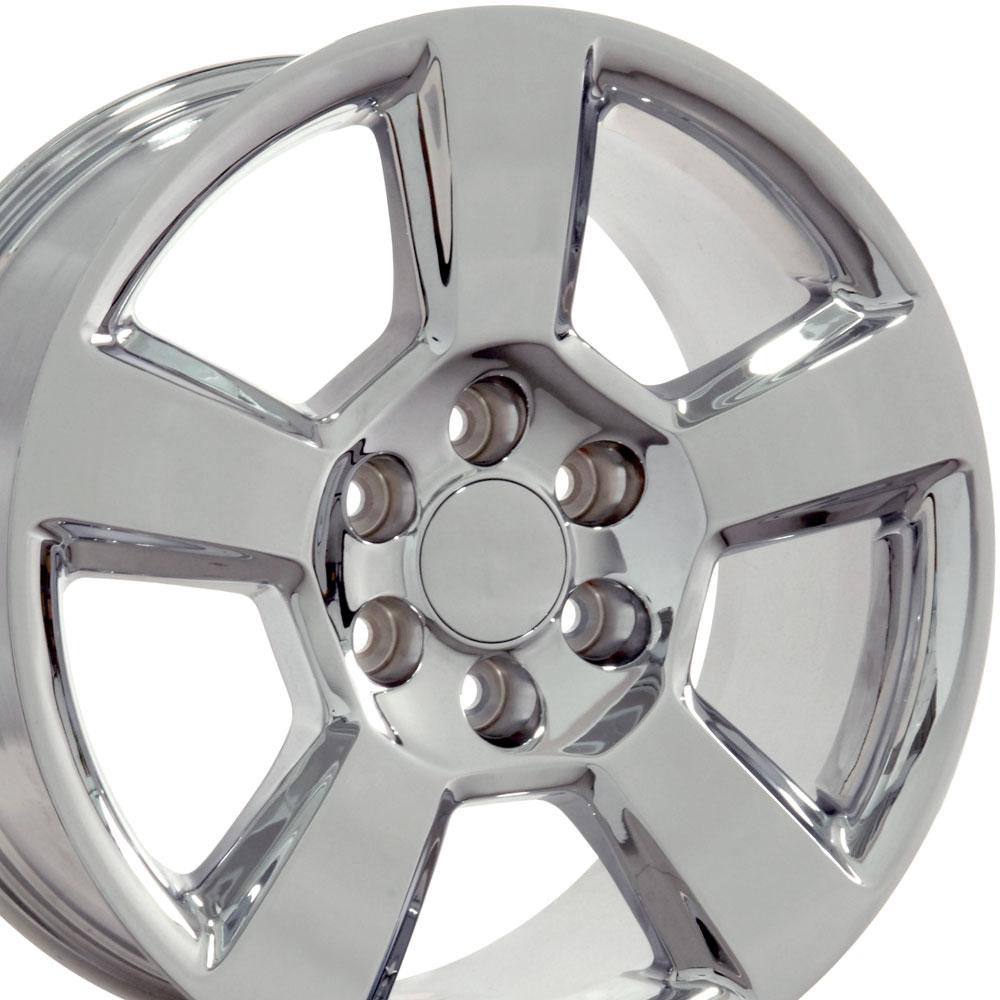 OE Wheels cv76-20090-6550-27c | 20 Replica Wheel CV76 Tahoe Rim 20x9 Chrome Wheel Chevrolet Tahoe 1995-2022; 1995-2022