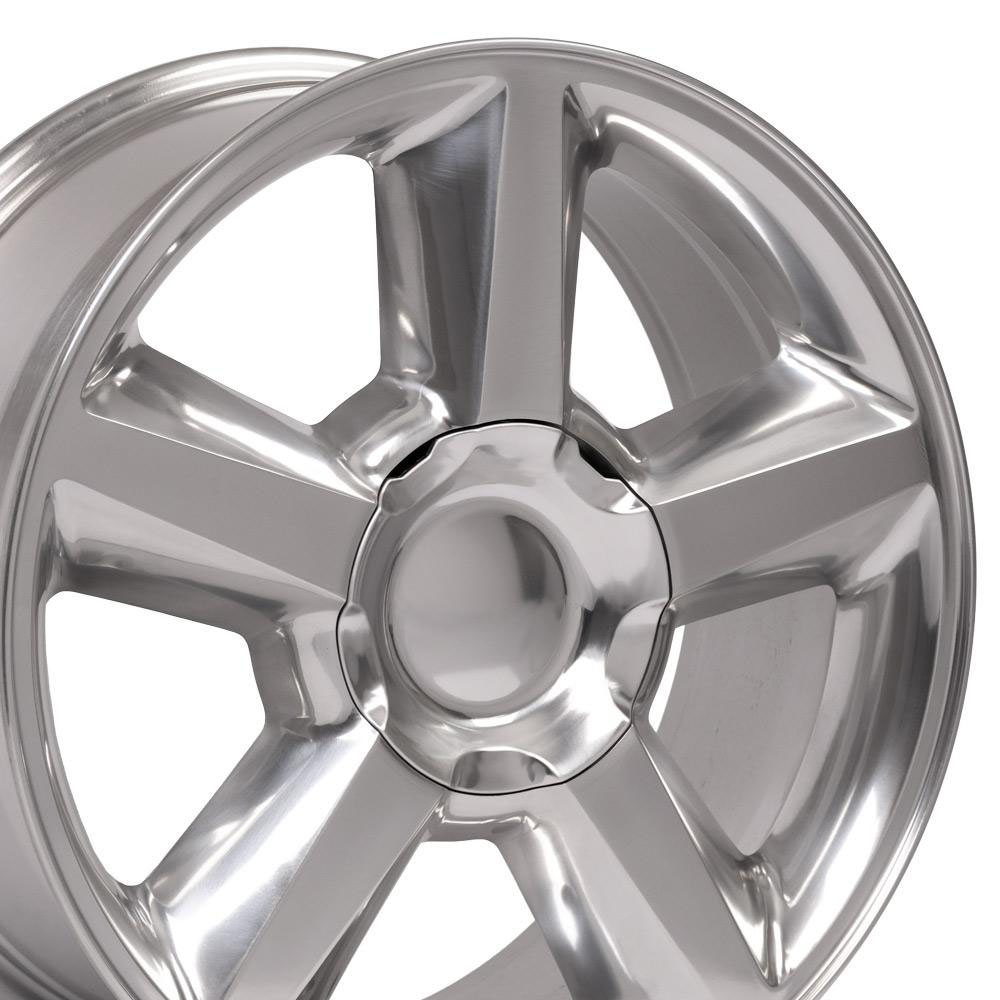 OE Wheels cv83-20085-6550-31p | 20 Replica Wheel CV83 Tahoe Rim 20x8.5 Polished Wheel Chevrolet Suburban 1500 1988-2020; 1988-2020