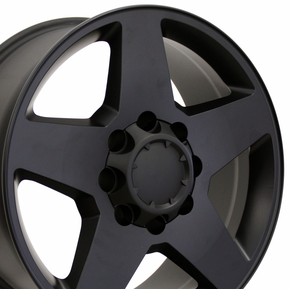 OE Wheels cv91a-20085-8650-12b1 | 20 Replica Wheel CV91A 8 Lug Fits Rim 20x8.5 Black Wheel Chevrolet C3500 1988-2000; 1988-2000