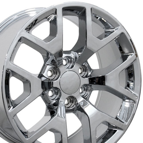 OE Wheels cv92-20090-6550-27c | 20 Replica Wheel CV92 GMC Sierra Rim 20x9 Chrome Wheel GMC Yukon 1992-2022; 1992-2022