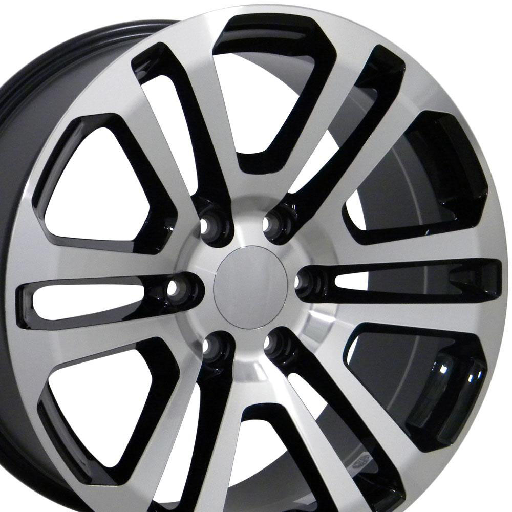 OE Wheels cv99-20090-6550-31mb | 20 Replica Wheel CV99 GMC Sierra Rim 20x9 Machined Wheel Chevrolet Suburban 1500 1988-2022; 1988-2022