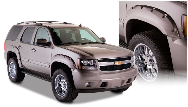 Bushwacker 40937-02 | 07-14 Chevy Tahoe Pocket Style Flares 4pc Does Not Fit LTZ - Black; 2007-2014