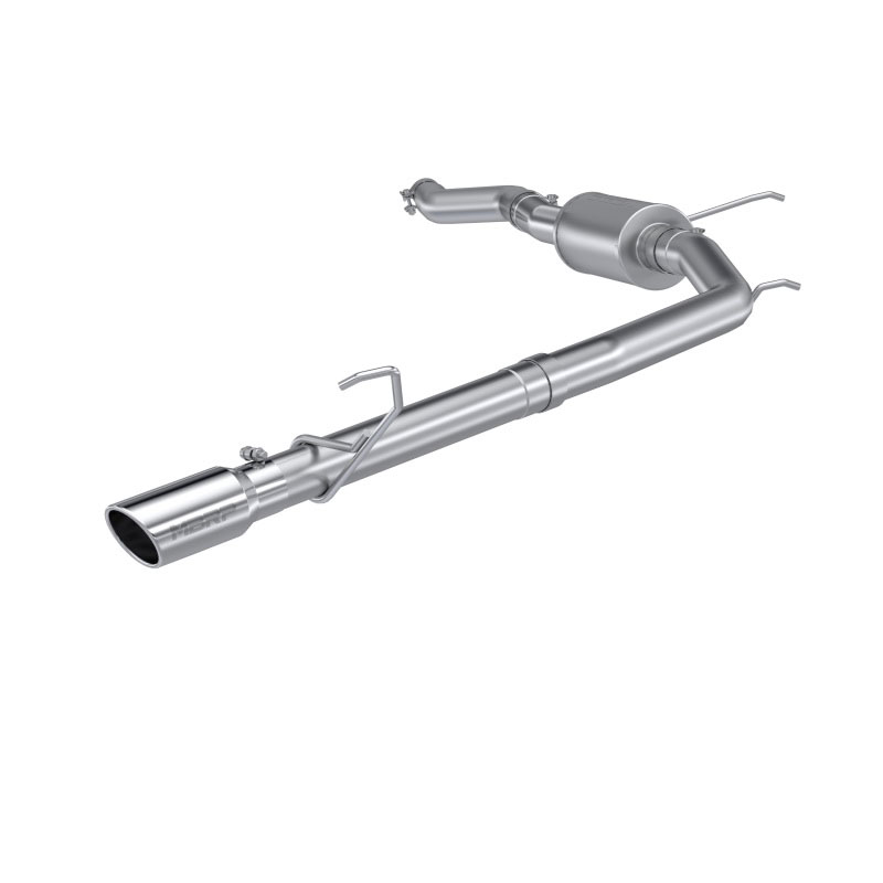 MBRP s5267al | 2022+ Ford Maverick Aluminized Steel 4in OD Tip Single Side Exit 3in Cat Back Exhaust; 2022-2022