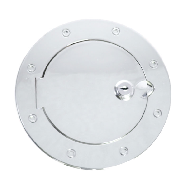 Rugged Ridge 11425.07 | Locking Gas Cap Door Polished Alum 97-06TJ; 1997-2006