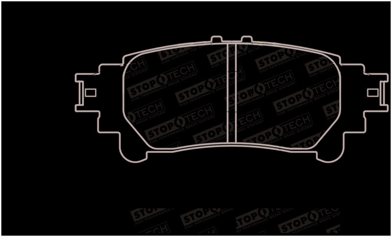 Stoptech 308.13910 | StopTech Street Brake Pads Toyota Prius V, Rear; 2012-2017