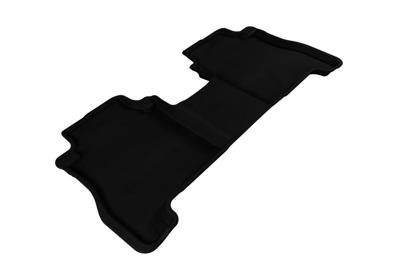 3D Maxpider l1hy04021509 | 3D MAXpider 2007-2012 Hyundai Santa Fe Kagu 2nd Row Floormats - Black; 2007-2012