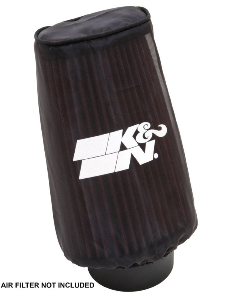 K&N Engineering sn2560dk | K&N Filter Wrap Drycharger Oval Tapered Black - 3.25in Base I/S Width x 2.5in Top I/S Width x 7in H