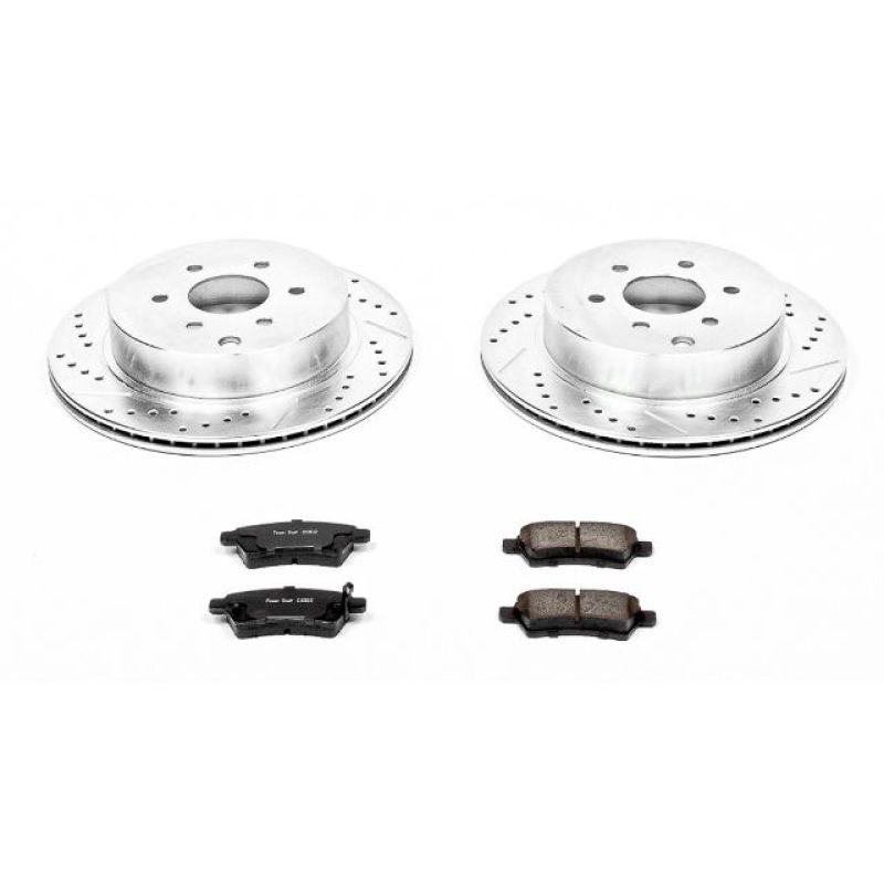 PowerStop k147 | Power Stop 05-12 Nissan Pathfinder Rear Z23 Evolution Sport Brake Kit; 2005-2012