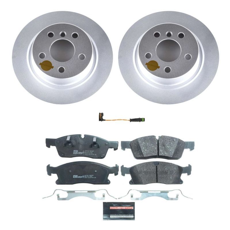 PowerStop esk8114 | Power Stop 2018 Mercedes-Benz GLE350 Front Euro-Stop Brake Kit; 2018-2018