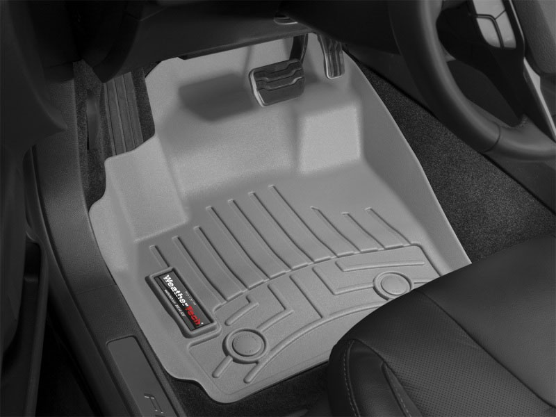 WeatherTech 469391 | 2016+ BMW 7-Series Front FloorLiner - Grey (Vehicles w/No Rear Executive Lounge Seating); 2016-2023