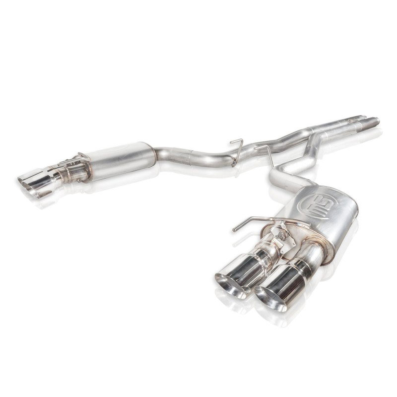 Stainless Works m18cbhpcv | 18+ Ford Mustang GT Redline Cat-Back Performance Connect H-Pipe w/ Active Valves; 2018-2022