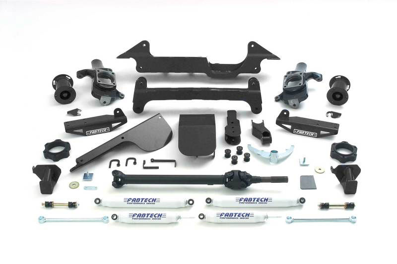 Fabtech k5001 | 03-05 Hummer H2 4WD w/Rear OE Air Bags 6in Perf. System w/Perf. Shocks; 2003-2005