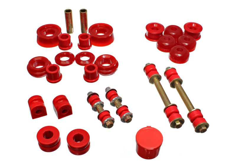 Energy Suspension 5.18111r | 00-05 Dodge Neon FWD Red Hyper-flex Master Bushing Set; 2000-2005