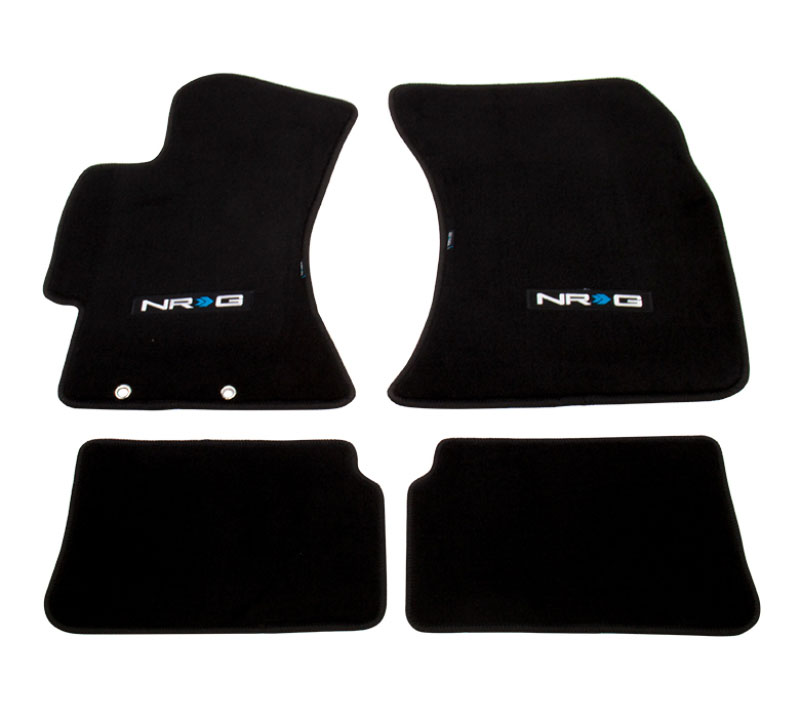 NRG fmr-410nrg | NRG Floor Mats - 2009-2011 Subaru Impreza WRX/STi (NRG Logo) - 4pc.; 2009-2011