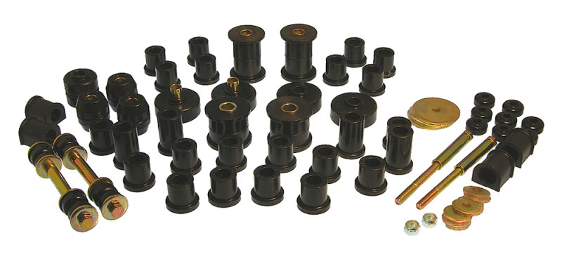 Prothane 18-2016-BL | 79-85 Toyota Truck 4wd Total Kit - Black; 1979-1985