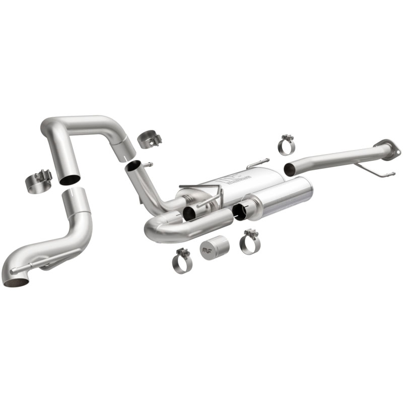 Magnaflow 19546 | MagnaFlow 03-21 Toyota 4Runner V6 4.0L Overland Series Cat-Back Exhaust; 2003-2021