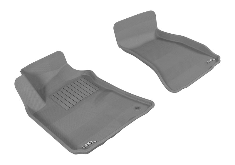 3D Maxpider l1dg01511501 | 3D MAXpider 2008-2010 Dodge Challenger Kagu 1st Row Floormat - Gray; 2008-2010