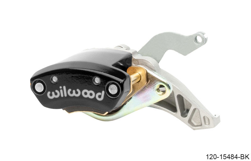 Wilwood 120-15484-bk | Caliper - MC4 Mechanical Right Hand - Black 1.19in Piston 1.10in Rotor - Black