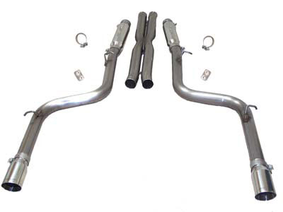 SLP D31004 | Loudmouth Exhaust Magnum SRT-8 Cat-back System; 2005-2008