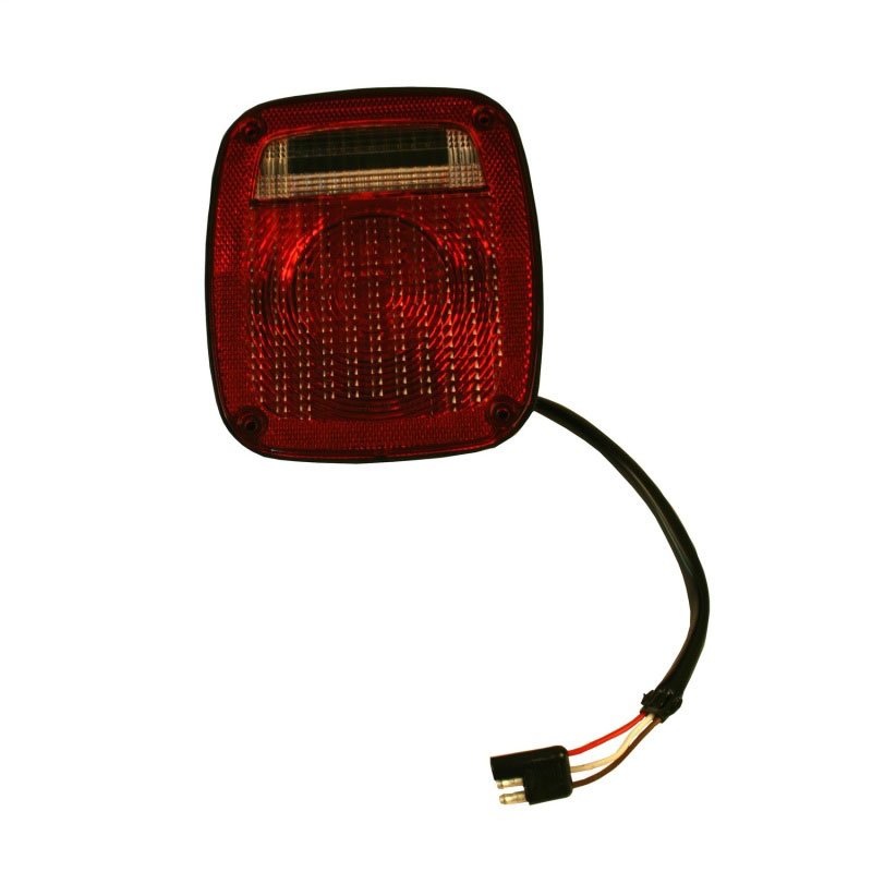 Omix 12403.04 | Right Black Tail Lamp 76-80 Jeep CJ Models; 1976-1980