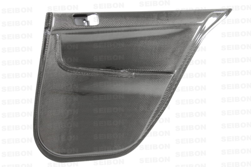 Seibon DP0809MITEVOX-R | Carbon Fiber Door Panels (Rear) (Pair) Mitsubishi Lancer Evo X; 2008-2012