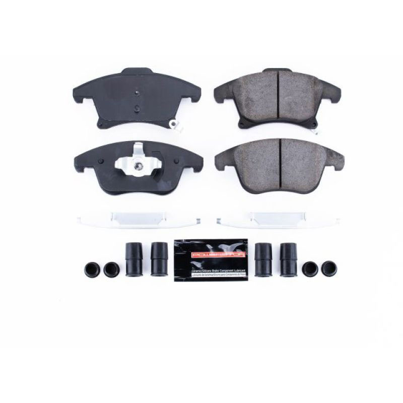 PowerStop z23-1653 | Power Stop 13-19 Ford Fusion Front Z23 Evolution Sport Brake Pads w/Hardware; 2013-2019