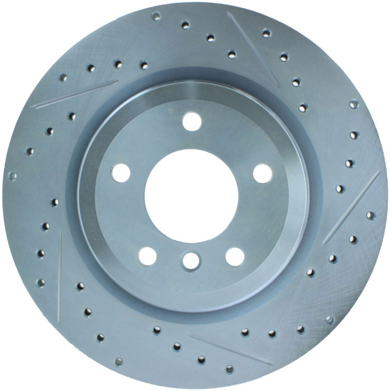 Stoptech 227.34080L | StopTech BMW X1 Select Sport Drilled/Slotted Rotor, Rear Left; 2010-2015