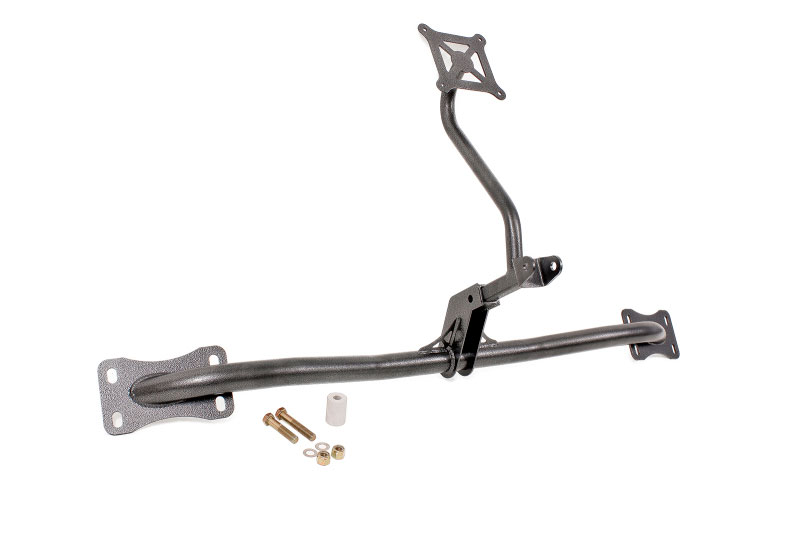 BMR Suspension pm001h | BMR 05-14 S197 Mustang Bolt-On Parachute Mount - Black Hammertone; 2005-2014