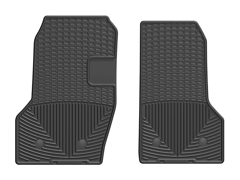 WeatherTech w539 | 04-15 Freightliner M2 Front Rubber Mats - Black; 2004-2015