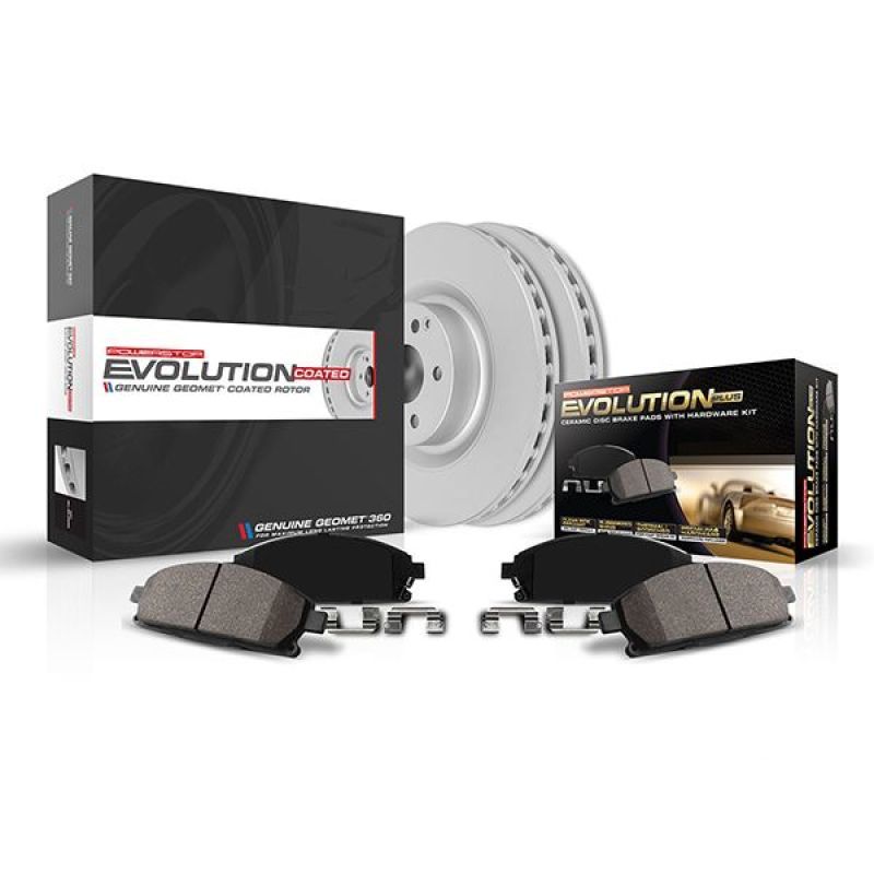 PowerStop crk8490 | Power Stop 20-21 Jeep Gladiator Rear Z17 Coated Brake Kit; 2021-2021