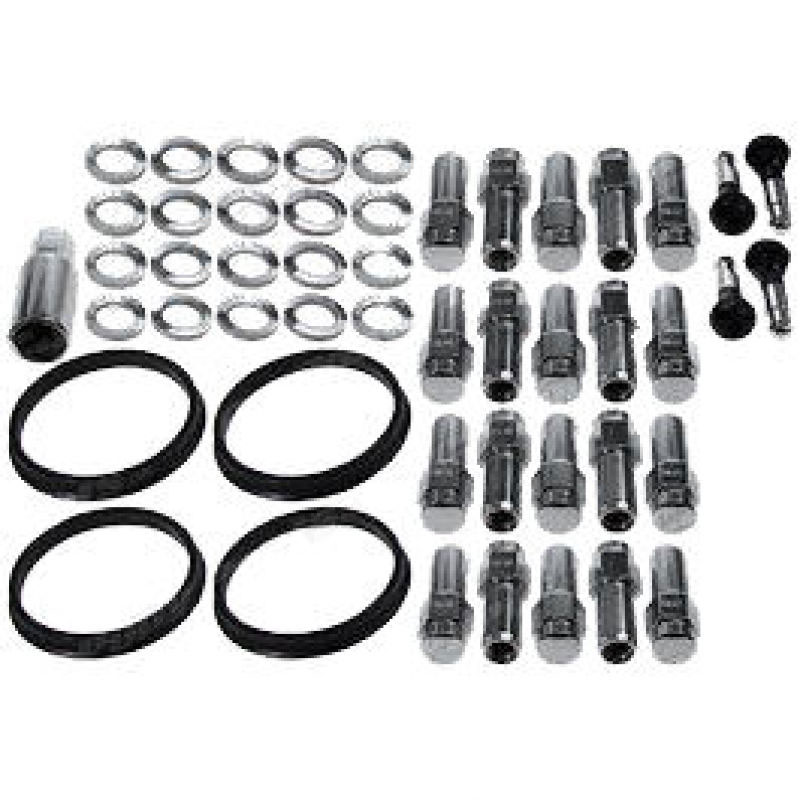 Race Star 601-1424-20 | 7/16in GM Open End Deluxe Lug Kit - 20 PK