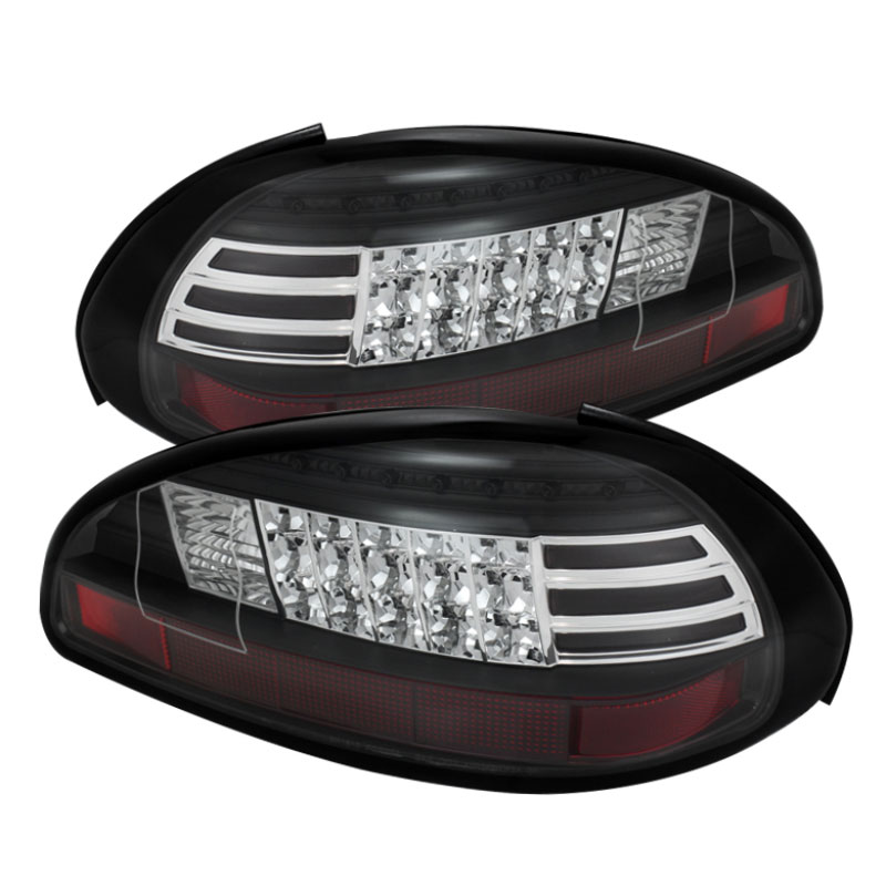 SPYDER 5007148 | Spyder Pontiac Grand Prix LED Tail Lights - Black - (ALT-YD-PGP97-LED-BK); 1997-2003