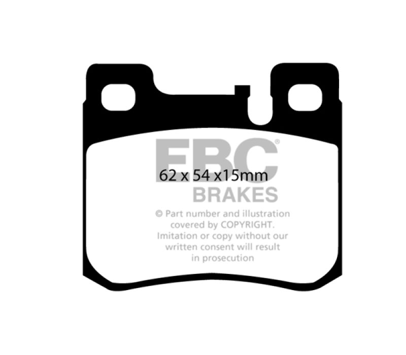 EBC ud620 | 94-95 Mercedes-Benz C220 (W202) 2.2 (ASC) Ultimax2 Rear Brake Pads