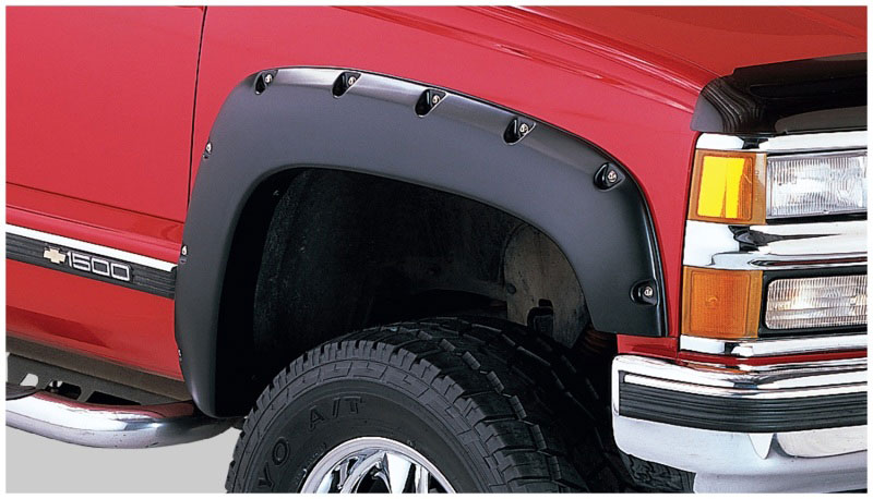 Bushwacker 40061-02 | 88-99 Chevy C1500 Pocket Style Flares 2pc - Black; 1988-1999