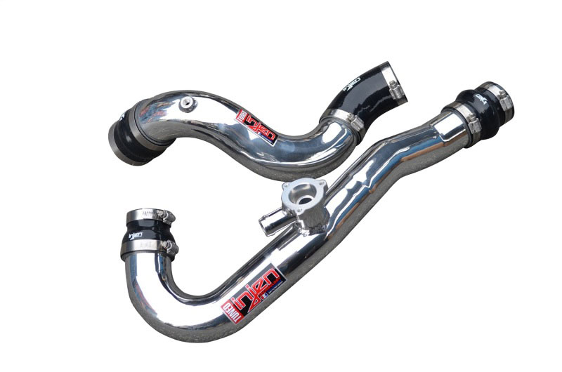 Injen SES9200ICP | Ford Mustang 2.3L Intercooler Charge Pipes, Polished; 2015-2019