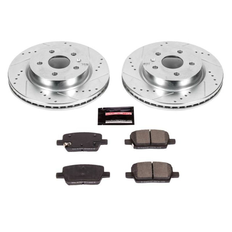 PowerStop k7289 | Power Stop 16-18 Cadillac CT6 Rear Z23 Evolution Sport Brake Kit; 2016-2018