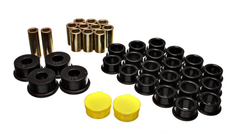 Energy Suspension 7.3110g | 91-94 Nissan Sentra/NX1600/2000 Black Rear Control Arm Bushing Set; 1991-1994