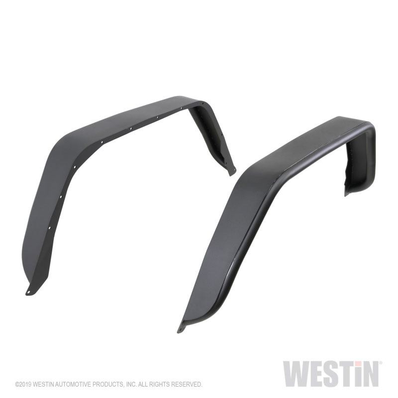 Westin 62-1065 | 2020 Jeep Gladiator Tube Fenders - Rear - Textured Black; 2020-2024