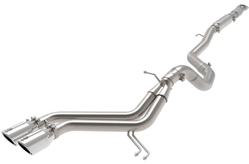 aFe 49-37018-p | Takeda 2-1/2in to 3in SS-304 Cat-Back Exhaust w/ Polished Tips 13-17 Hyundai Veloster L4-1.6L; 2013-2017