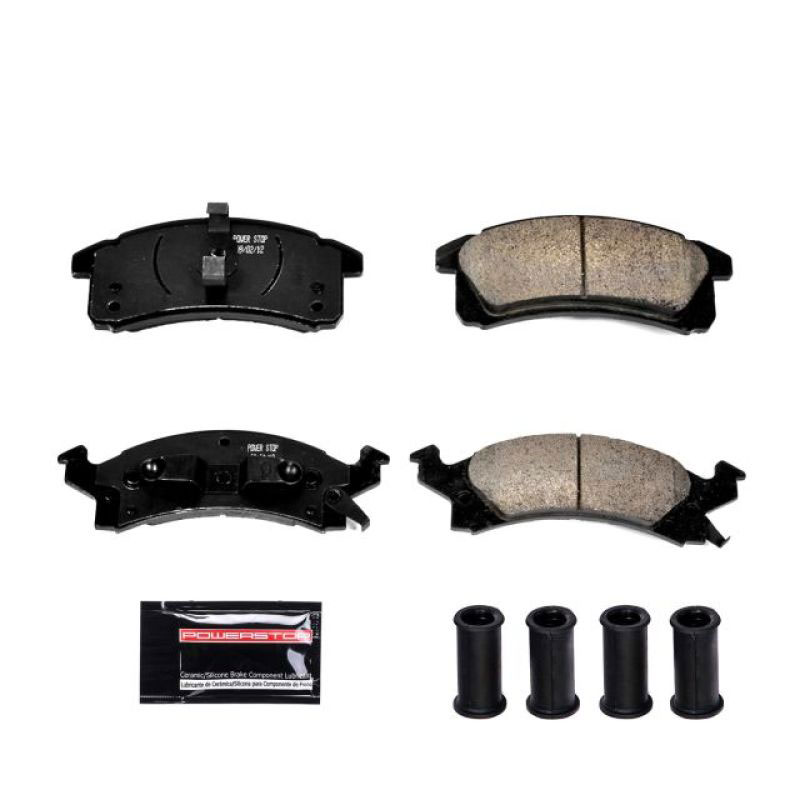 PowerStop z23-506 | Power Stop 90-95 Buick Skylark Front Z23 Evolution Sport Brake Pads w/Hardware; 1990-1995