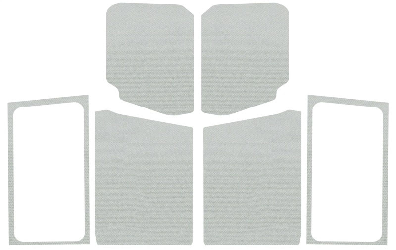 DEI 50281 | 2019+ Jeep Wrangler JL 2DR Headliner Complete Kit - White; 2019-2024