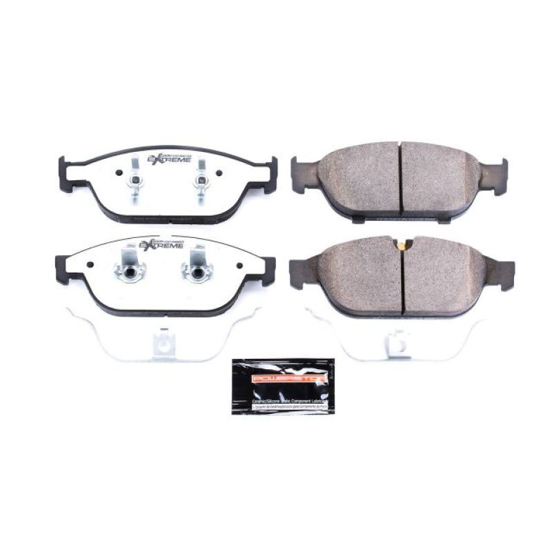 PowerStop z26-1549 | Power Stop 16-18 Audi A6 Front Z26 Extreme Street Brake Pads w/Hardware; 2016-2018