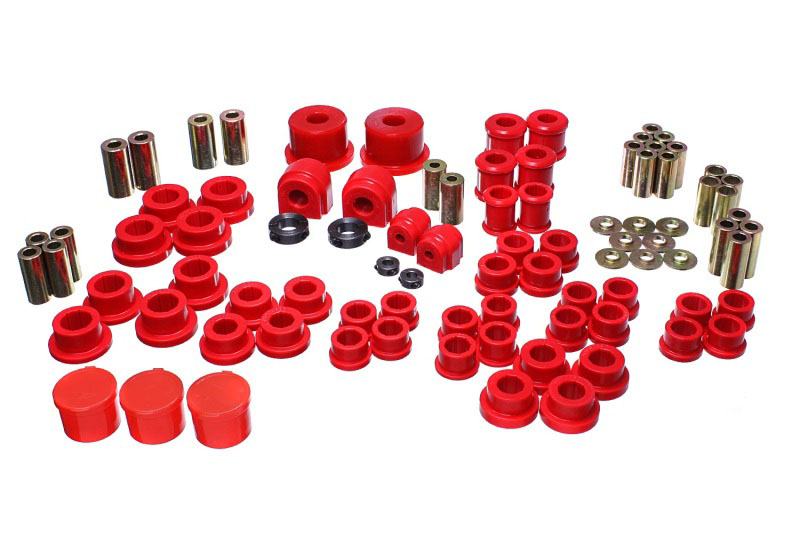 Energy Suspension 11.18105r | 2016 Mazda Miata (ND) Red Hyper-flex Master Bushing Set; 2016-2016