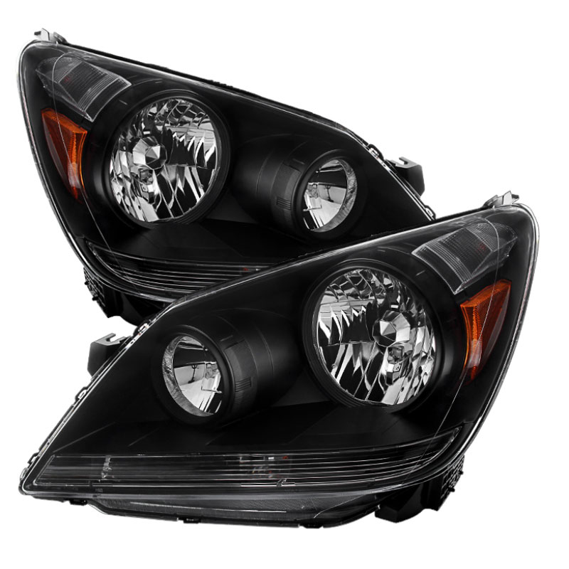 SPYDER 9023842 | Xtunehonda Odyssey 05-07 Crystal Headlights Black HD-JH-HODY05-AM-BK; 2005-2007