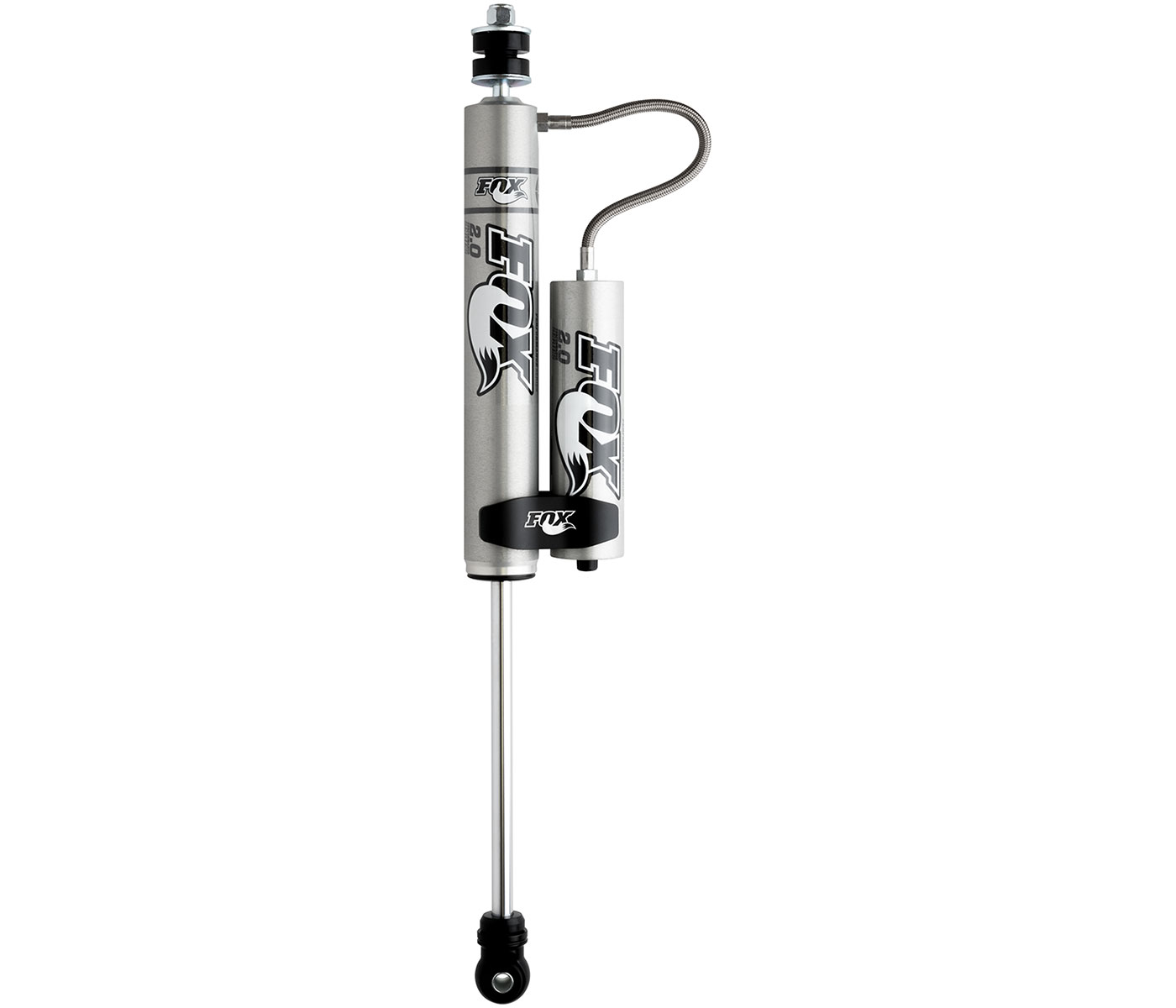 FOX 985-24-057 | Fox 2.0 Performance Series 10.1in. Smooth Body Remote Res. Shock w/Stem Mount / Std Travel - Black