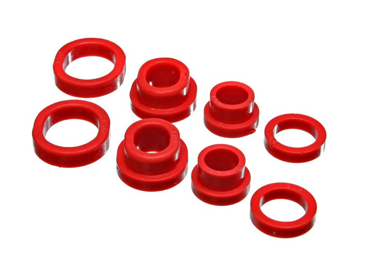 Energy Suspension 7.1116r | 95-03 Nissan Maxima Red Motor Subframe Bushing Set - front lower (Must reuse all m; 1995-2003