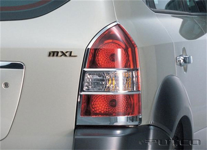 Putco 408202 | 05-08 Hyundai Tucson Tail Light Covers; 2005-2008