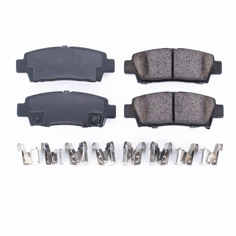 PowerStop 17672 | Power Stop 95-99 Toyota Avalon Rear Z17 Evolution Ceramic Brake Pads w/Hardware; 1995-1999