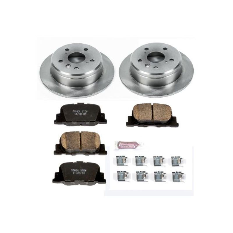 PowerStop koe1084 | Power Stop 00-01 Lexus ES300 Rear Autospecialty Brake Kit; 2000-2001